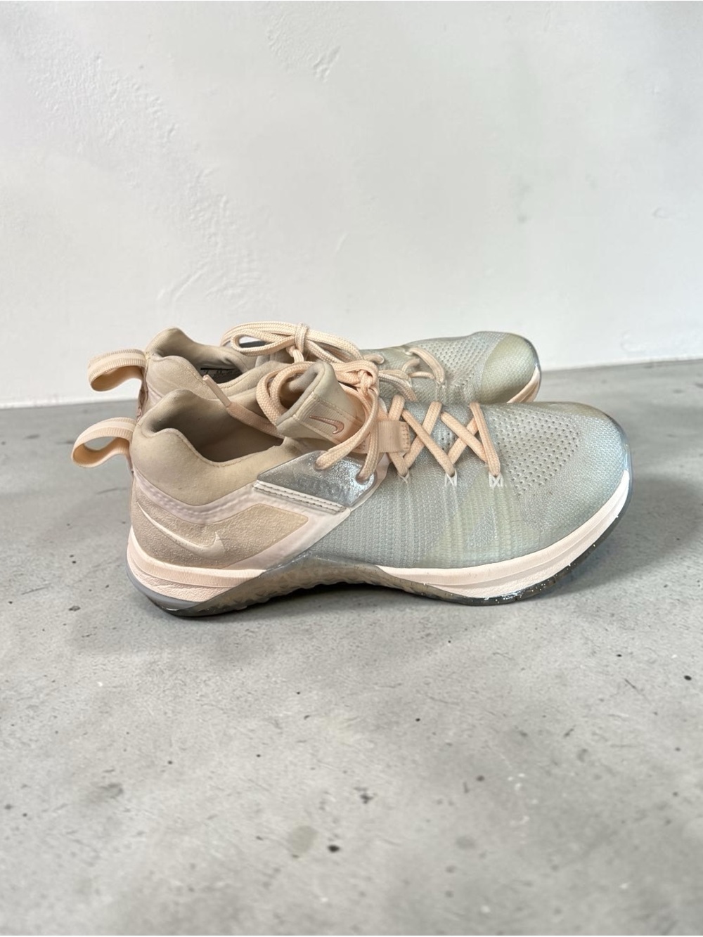 Nike Womens Metcon Flyknit 3 BQ8797-001 Gray Running Shoes Sneaker Size 8